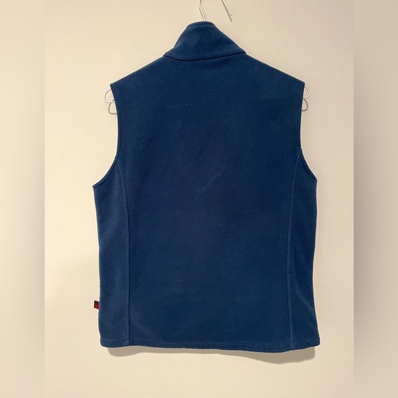 WOOLRICH Blue Fleece Full Zip Vest Women’s M - Picture 3 of 9
